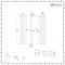 Milano Aruba - Anthracite Vertical Designer Radiator 1780mm x 354mm (Double Panel)