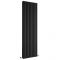 Milano Aruba - Black Vertical Designer Radiator 1780mm x 590mm (Double Panel)