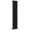 Milano Java - Black Vertical Round Tube Designer Radiator 1780mm x 354mm (Single Panel)
