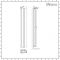 Milano Aruba Slim Electric - White Space-Saving Vertical Designer Radiator 1780mm x 236mm (Double Panel)