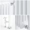 Milano Elizabeth - White Traditional Heated Towel Rail - 930mm x 620mm
