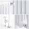 Milano Elizabeth - White and Chrome Traditional Heated Towel Rail - Choice of Size