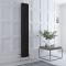 Milano Windsor - Black 1800mm Traditional Vertical Triple Column Radiator - Choice of Size and Feet