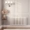 Milano Windsor - Traditional 26 x 2 Column Electric Radiator Cast Iron Style White 600mm x 1190mm - Choice of Wi-Fi Thermostat