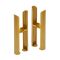Milano Windsor - Traditional 2 Column Windsor Radiator Feet - Metallic Gold