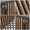 Milano Windsor - Metallic Bronze Horizontal Traditional Column Radiator - Double Column - Choice Of Width