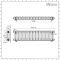 Milano Windsor - Anthracite Traditional Horizontal Triple Column Radiator - 300mm x 1190mm