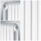 Milano Urban - White Vertical Double Column Radiator 1800mm x 383mm
