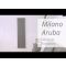 Milano Aruba Electric - Anthracite Horizontal Designer Radiator 635mm x 1180mm - with Bluetooth Thermostat