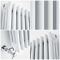 Milano Windsor - Vertical Triple Column White Traditional Cast Iron Style Radiator - 1800mm x 470mm