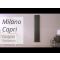 Milano Capri - Silver Flat Vertical Designer Radiator 1600mm x 354mm (Double Panel)