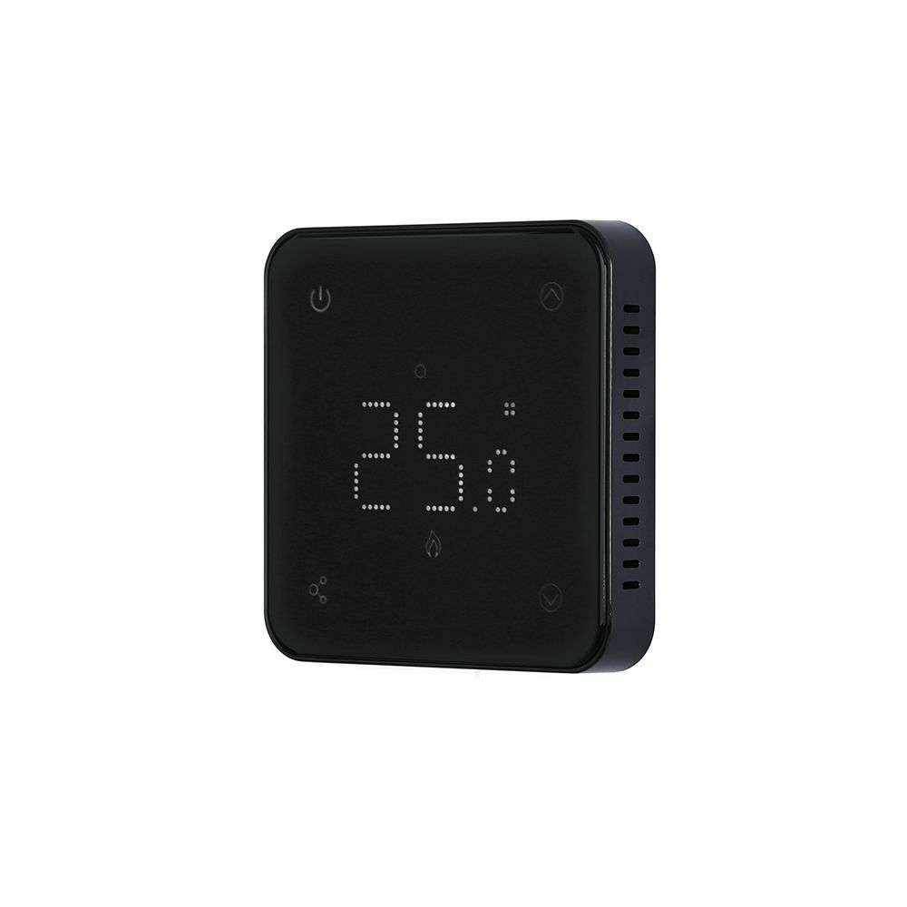 Thermostat LED enfichable BHT12-EW avec WiFi, prise UE (noir)