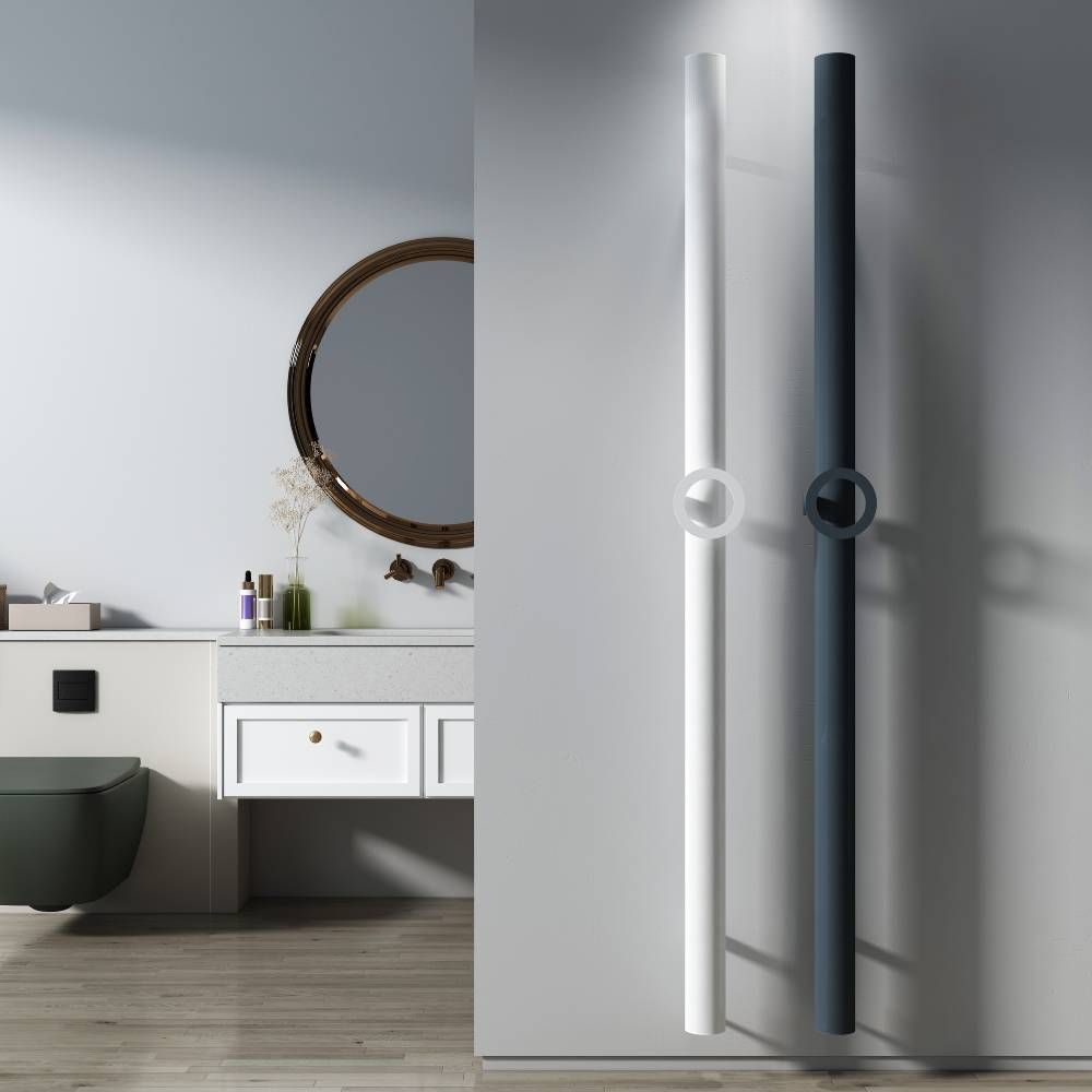 Carisa Otto - Aluminium Electric Single Towel Bar - Choice of Finish