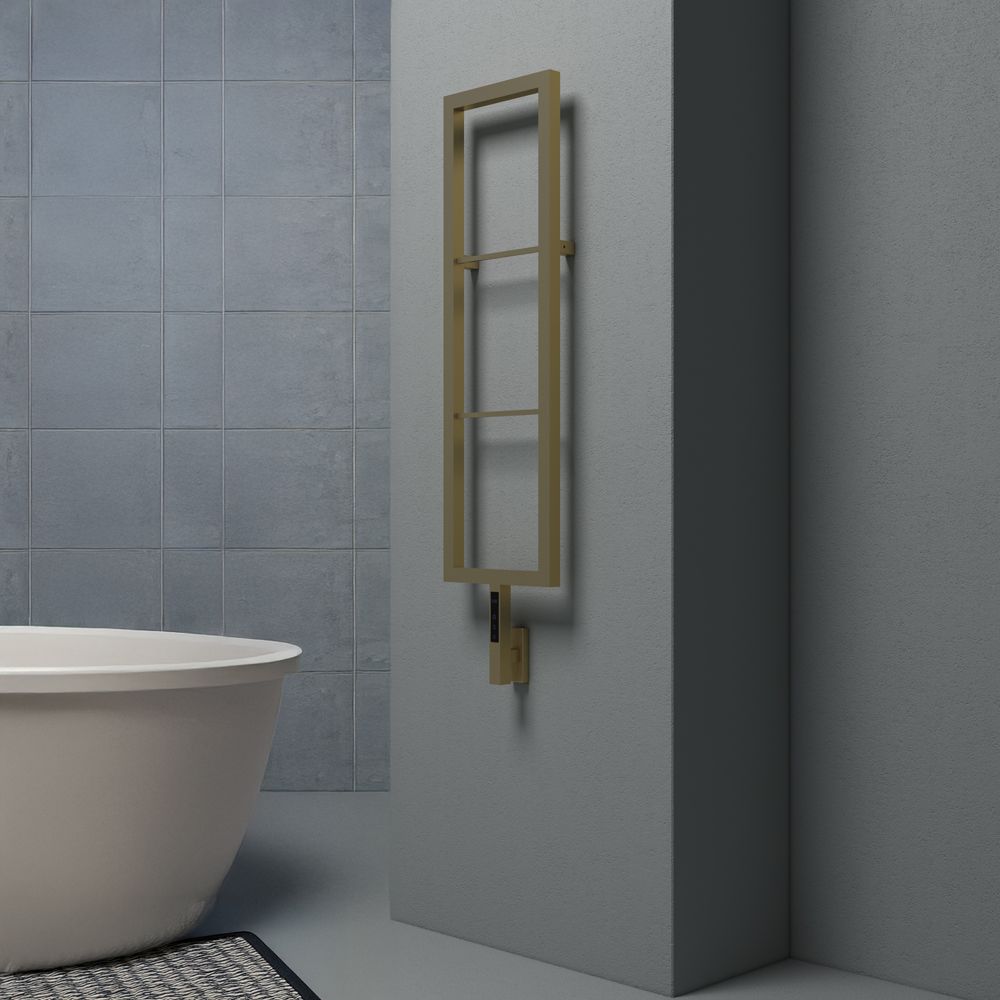 Carisa Vero - Stainless Steel Electric Towel Radiator - 1200mm x 300mm - Choice of Finish