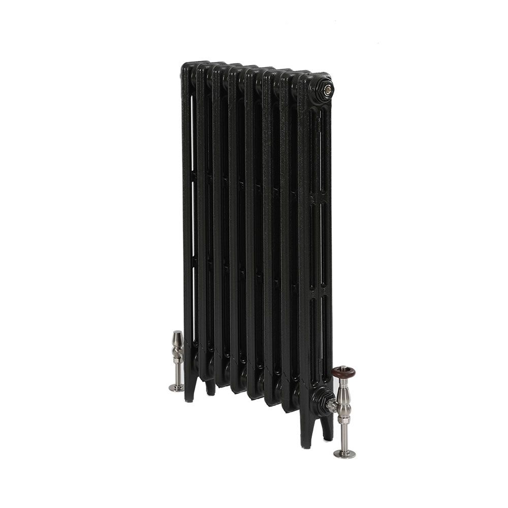 Milano Mercury - Cast Iron Radiator - 660mm Tall - Antique Graphite ...