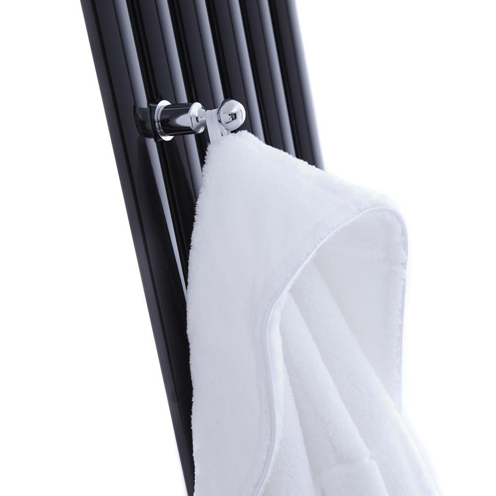 Milano - Chrome Robe Hook for Aruba Vertical Designer Radiator