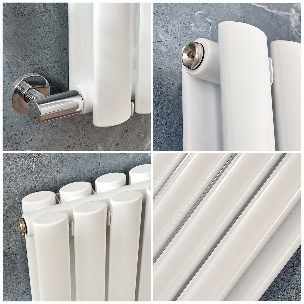 Milano x ECOSO Aruba Electric White Horizontal Designer Radiator