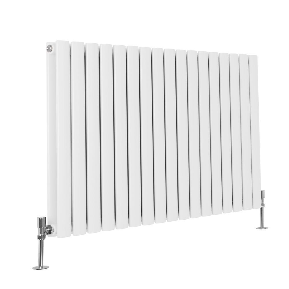 Milano Quinn - Horizontal Designer Radiator - 595mm Tall - Choice of Finish and Width