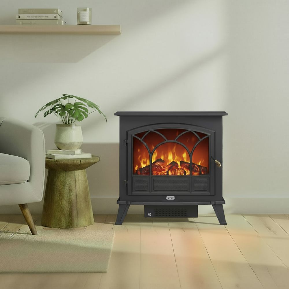 ECOSO Serenity - Traditional Black Electric Stove