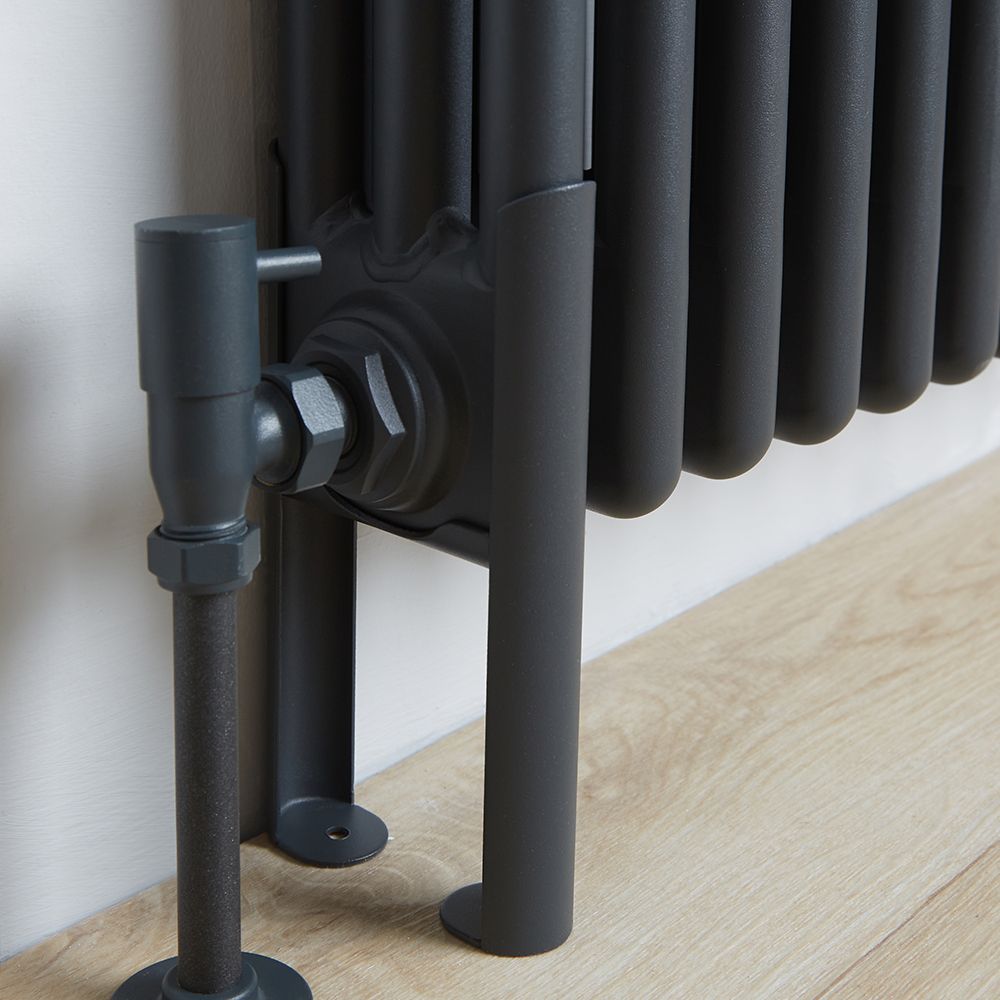 Milano Windsor Traditional 3 Column Radiator Feet Anthracite