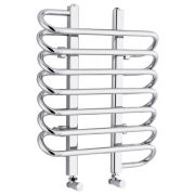Milano Select - Chrome Designer Heated Towel Rail 610mm x 500mm