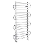 Milano Select - Chrome Designer Heated Towel Rail 900mm x 510mm