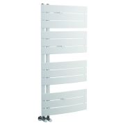 Milano Azore - White Curved Heated Towel Rail 1080mm x 550mm