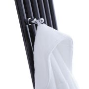 Milano - Chrome Robe Hook for Aruba Vertical Designer Radiator
