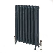 Milano Beatrix - 2 Column Cast Iron Radiator - 950mm Tall - Farrow & Ball Hague Blue - Multiple Sizes Available