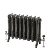 Milano Beatrix - 2 Column Cast Iron Radiator - 950mm Tall - Full Polish - Multiple Sizes Available