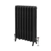 Milano Beatrix - Cast Iron Radiator - 510mm Tall - Slate Black - Multiple Sizes Available