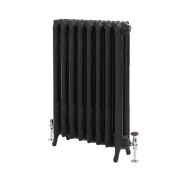 Milano Beatrix - Cast Iron Radiator - 950mm Tall - Slate Black - Multiple Sizes Available