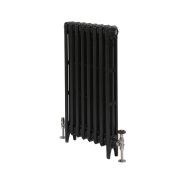 Milano Mercury - Cast Iron Radiator - 660mm Tall - Antique Graphite - Multiple Sizes Available