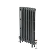 Milano Mercury - 3 Column Cast Iron Radiator - 760mm Tall - Antique Silver - Multiple Sizes Available