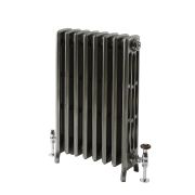 Milano Isabel - 4 Column Cast Iron Radiator - 660mm Tall - Full Polish - Multiple Sizes Available
