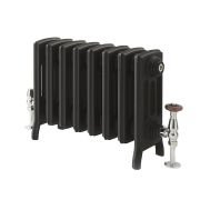 Milano Isabel - Cast Iron Radiator - 357mm Tall - Slate Black - Multiple Sizes Available