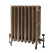 Milano Isabel - Cast Iron Radiator - 660mm Tall - Burnt Gold - Multiple Sizes Available