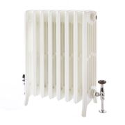 Milano Isabel - Cast Iron Radiator - 660mm Tall - Porcelain White - Multiple Sizes Available