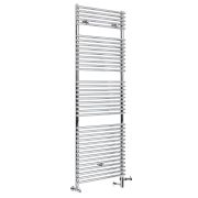 Milano Arno - Chrome Dual Fuel Bar on Bar Heated Towel Rail 1738mm x 450mm