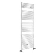 Milano Arno Dual Fuel - White Bar on Bar Heated Towel Rail - Choice of Size