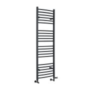 Milano Artle - Anthracite Dual Fuel Curved Heated Towel Rail 1600mm x 500mm