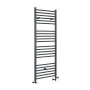 Milano Artle - Anthracite Dual Fuel Straight Heated Towel Rail 1600mm x 500mm