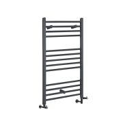 Milano Artle - Anthracite Dual Fuel Straight Heated Towel Rail 1000mm x 600mm
