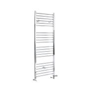 Milano Kent - Chrome Dual Fuel Straight Heated Towel Rail 1600mm x 600mm