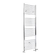 Milano Kent - Chrome Dual Fuel Straight Heated Towel Rail 1800mm x 600mm