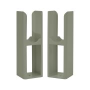 Milano Alpha - Floor-Mounting Feet for Alpha Flat Panel Designer Radiators - Choice of Colours