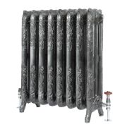 Milano Beatrix - Ornate Cast Iron Radiator - 768mm Tall - Dark Pewter - Multiple Sizes Available