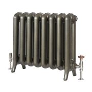 Milano Tamara - Oval Column Cast Iron Radiator - 560mm Tall - Classic Brass - Multiple Sizes Available