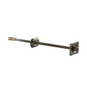 Milano - Cast Iron Radiator Straight Wall Stay - Classic Brass
