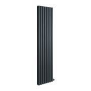 ECOSO Aruba Ardus - 1784mm Anthracite Dry Heat Vertical Electric Designer Radiator - Choice of Size and Wi-Fi Thermostat